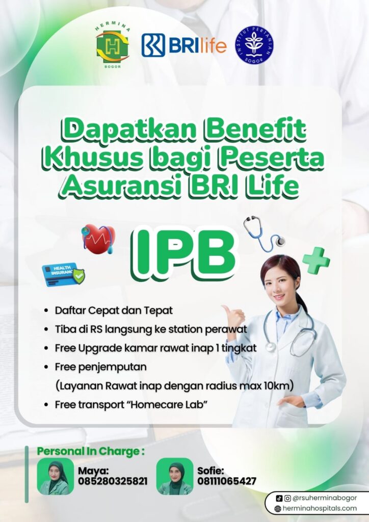 Benefit Eksklusif Asuransi BRI Life di RS Hermina Bogor untuk Civitas IPB