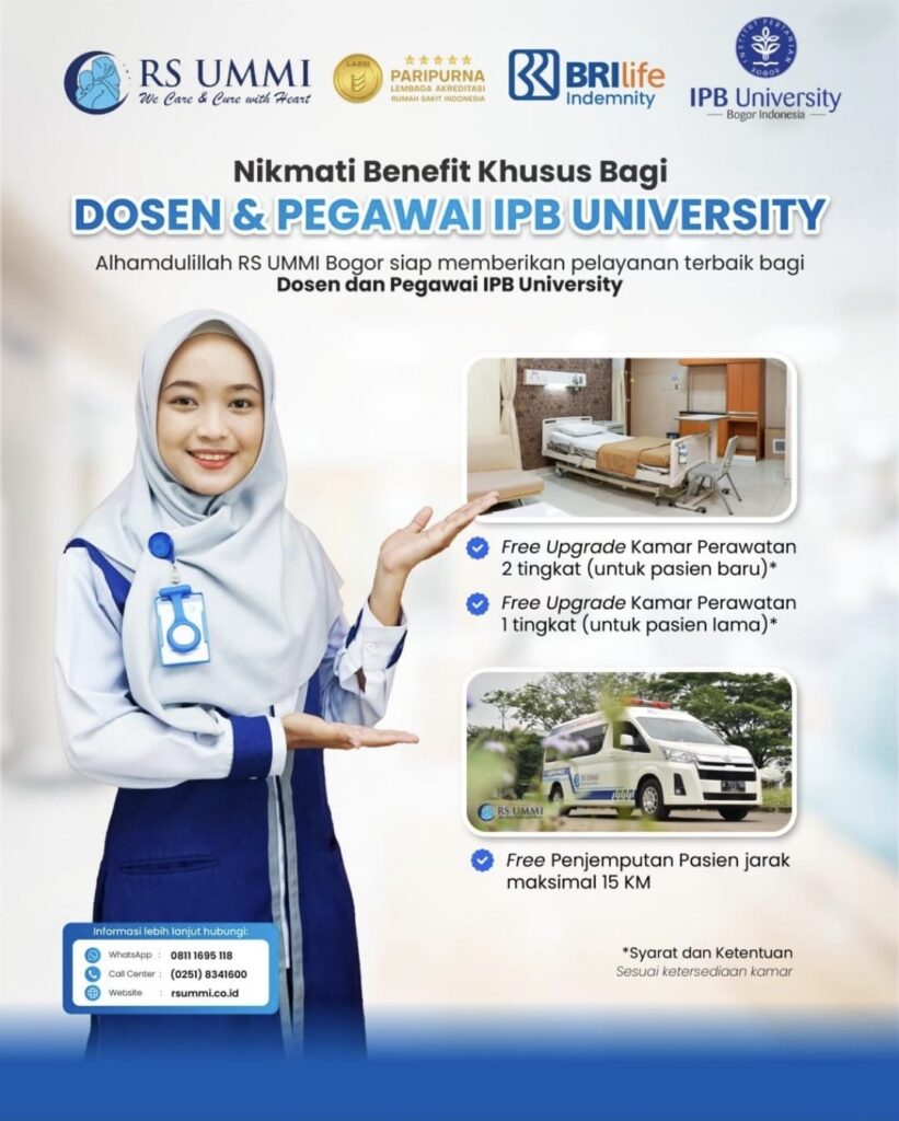 Layanan Medis Terbaik RS UMMI Bogor Khusus Dosen & Pegawai IPB University